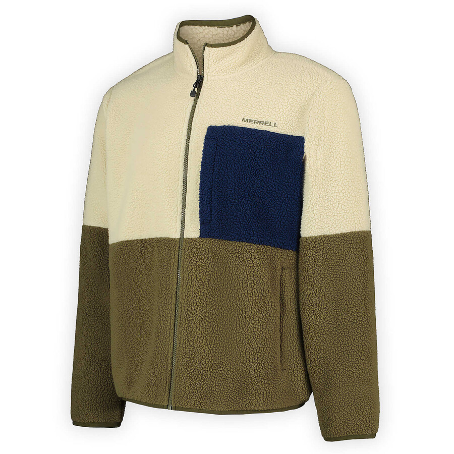 heren - tengu sherpa jacket - jacks basaltloden