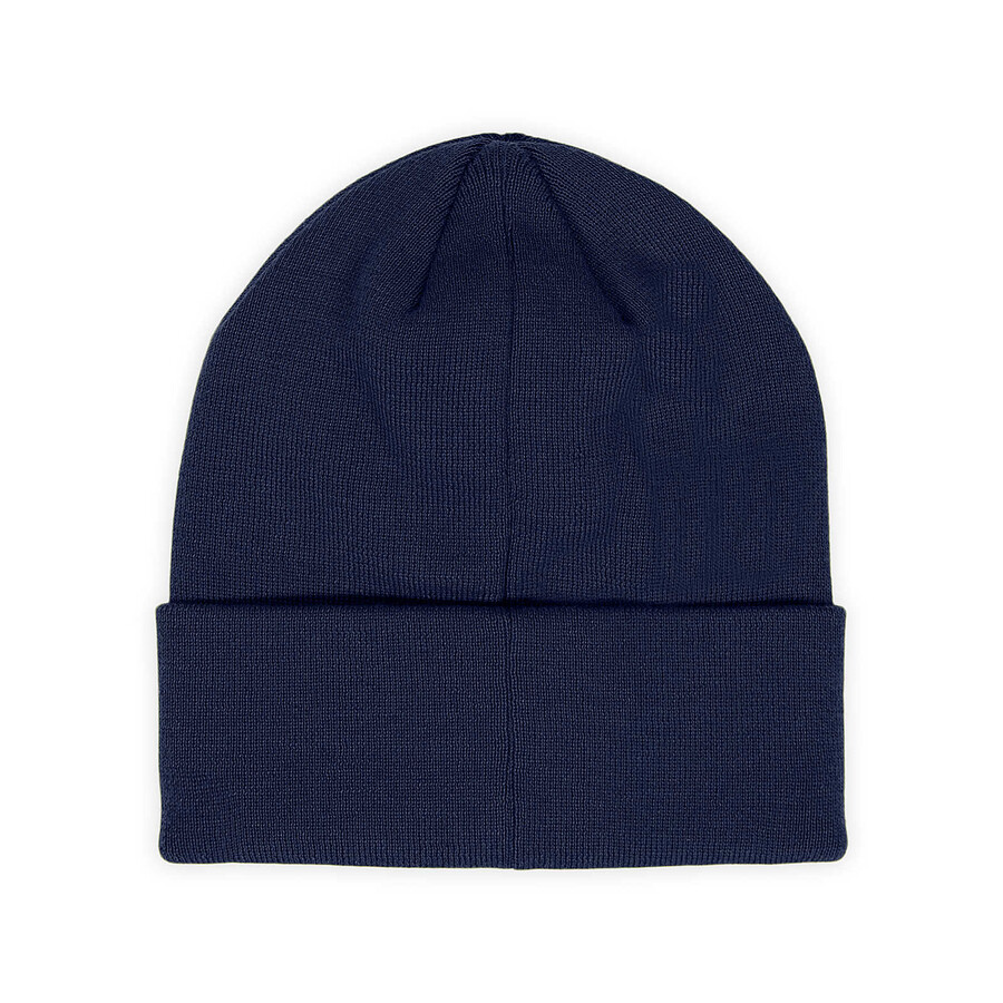 gannet-hoed met leren patch - hoeden marineblauw nacht