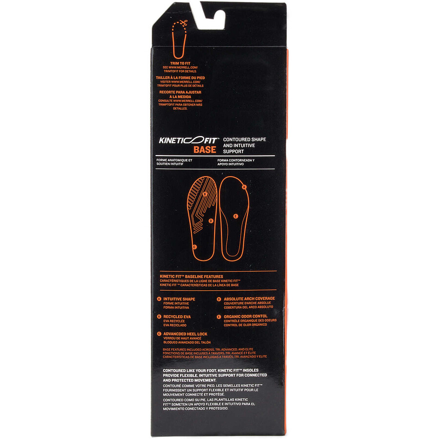 heren - kinetic fit base voetbed - mesh inlegzolen