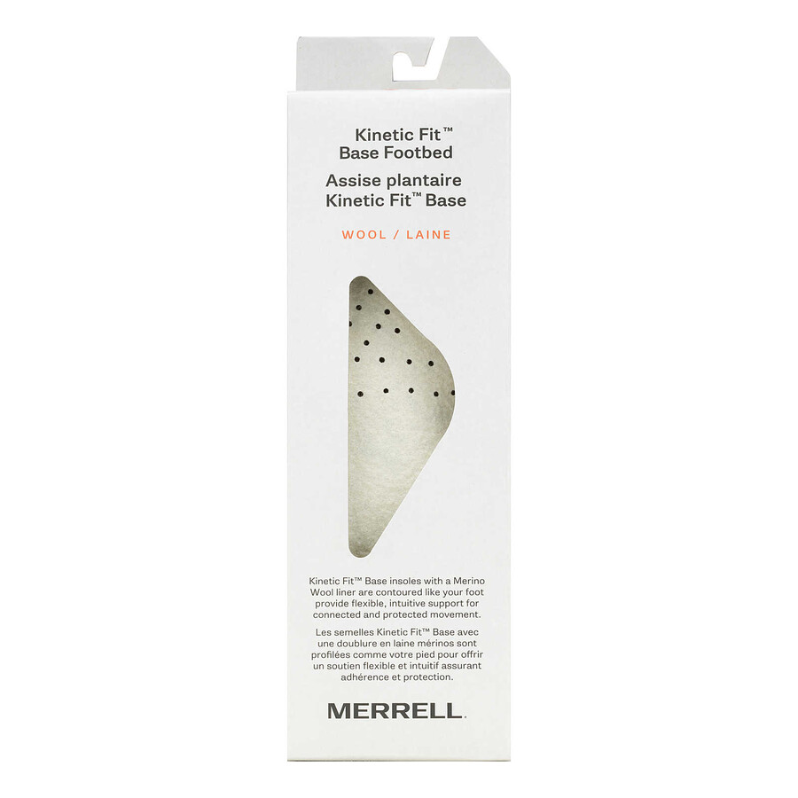 heren - kinetic fit base - inlegzolen van wol