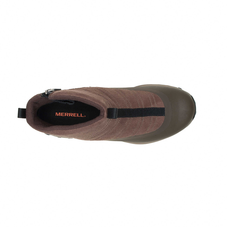 thermo snowdrift zip mid shell laarzen voor heren earth