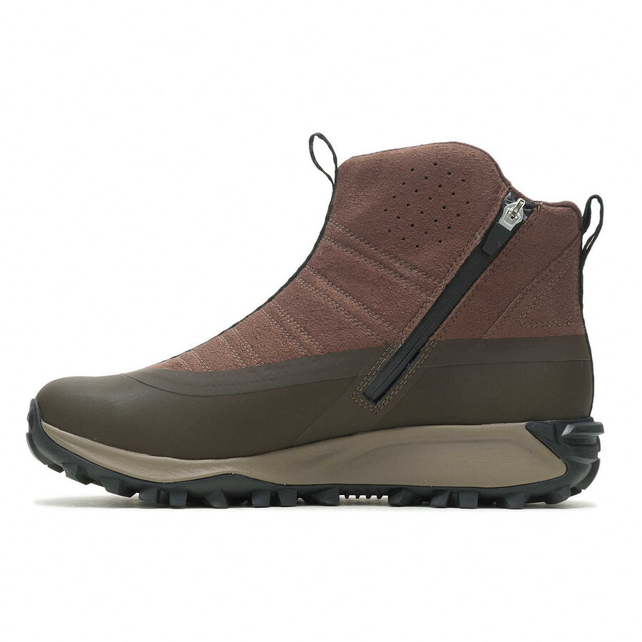 thermo snowdrift zip mid shell laarzen voor heren earth