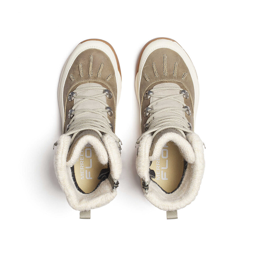 dames siren 4 thermo mid zip waterdichte winterwandelschoenen dioriet