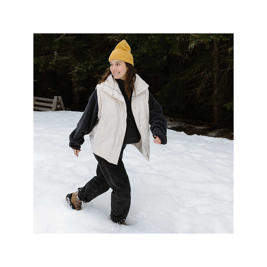 dames siren 4 thermo mid zip waterdichte winterwandelschoenen tabak