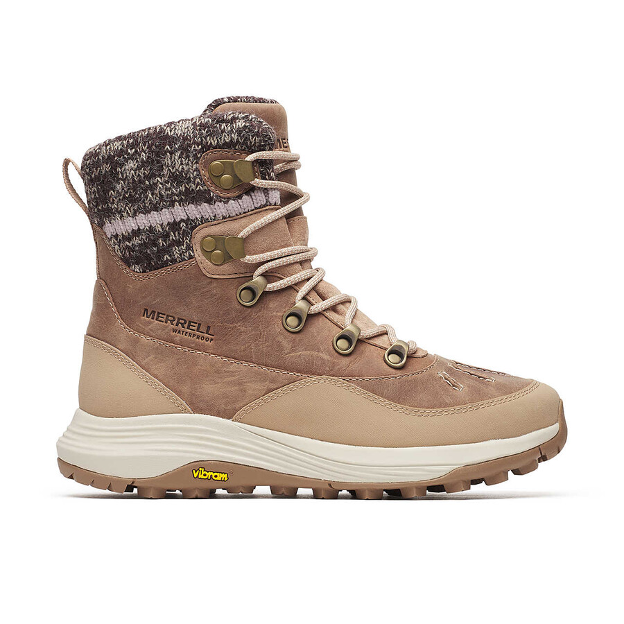 dames siren 4 thermo mid zip waterdichte winterwandelschoenen hazel