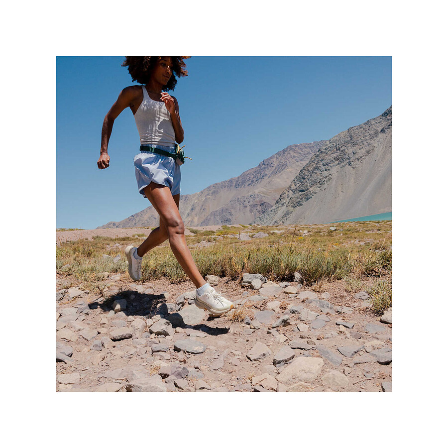 agility peak 5 trailrunningschoenen voor dames kleur eggshell