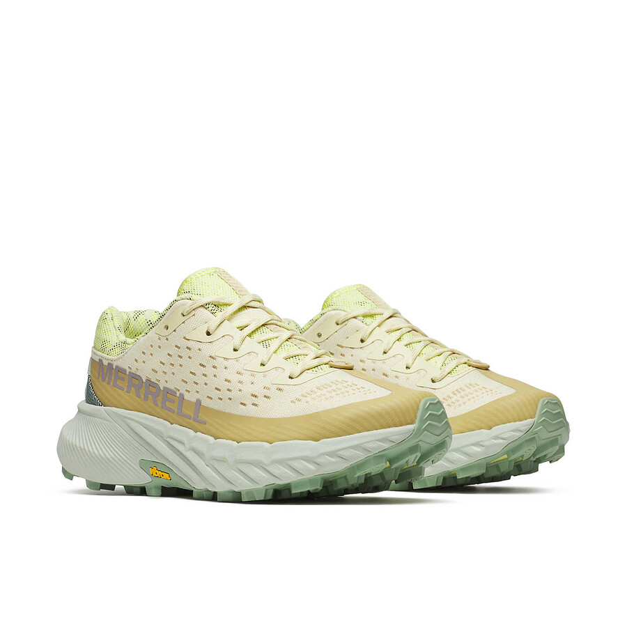 agility peak 5 trailrunningschoenen voor dames in de kleuren beachcitrine.