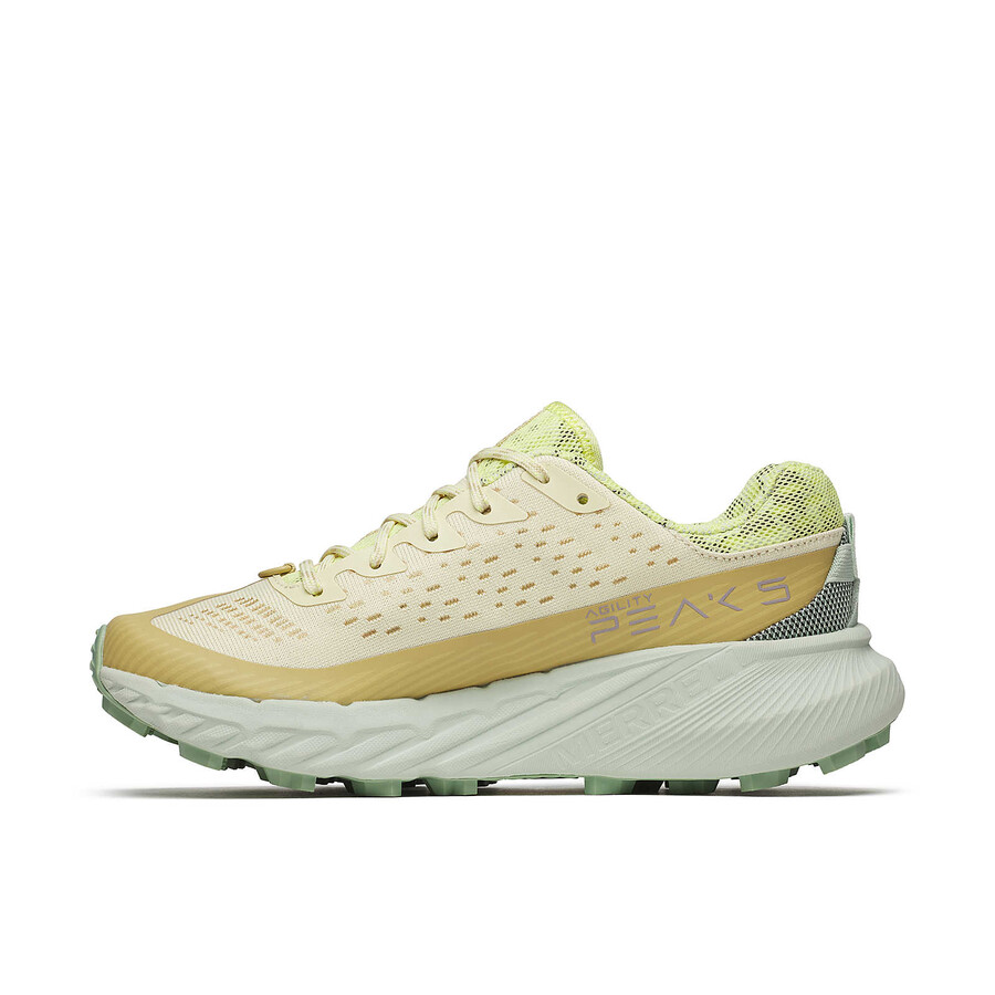 agility peak 5 trailrunningschoenen voor dames in de kleuren beachcitrine.