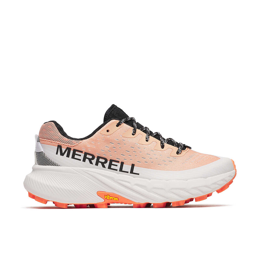 agility peak 5 trailrunningschoenen voor dames in de kleur zalm