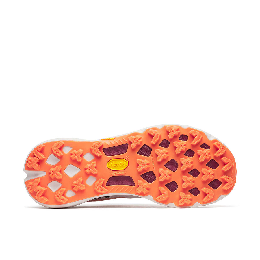 agility peak 5 trailrunningschoenen voor dames in de kleur zalm