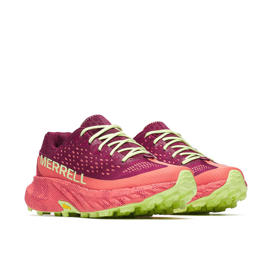 agility peak 5 trail hardloopschoenen voor dames mtl crimsonblossom