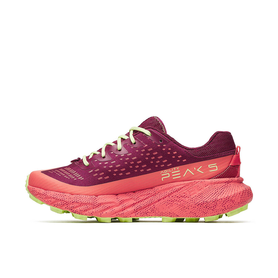 agility peak 5 trail hardloopschoenen voor dames mtl crimsonblossom