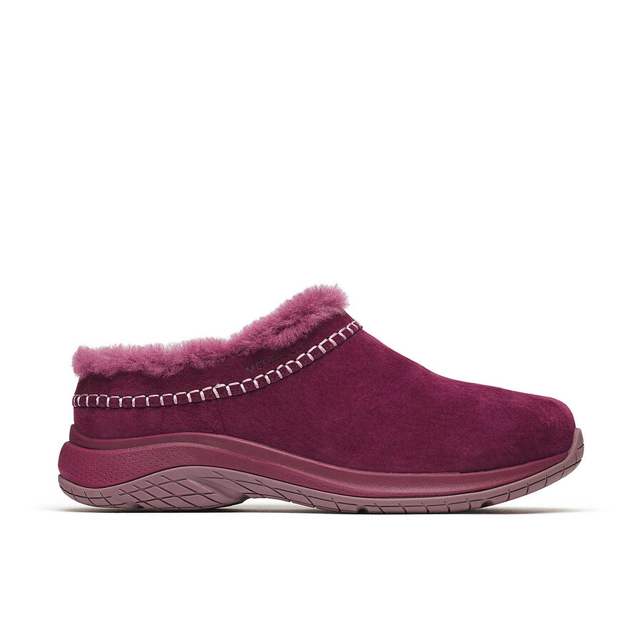 dames encore ice 5 winter casual instappers in donker kersenrood