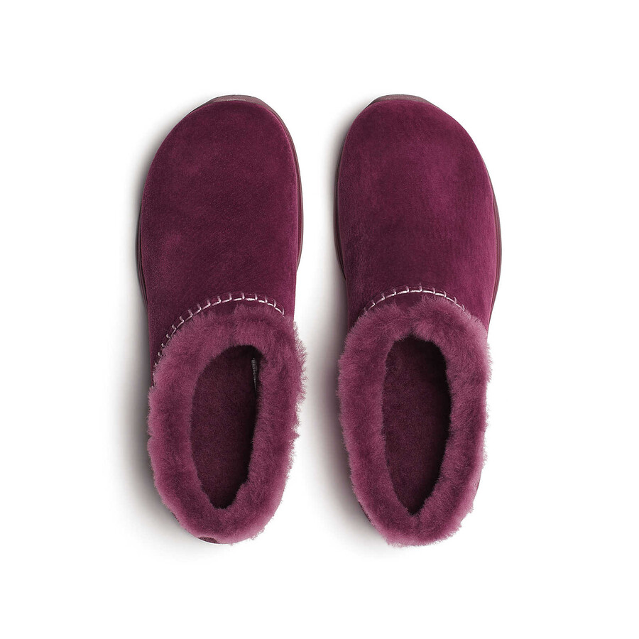 dames encore ice 5 winter casual instappers in donker kersenrood