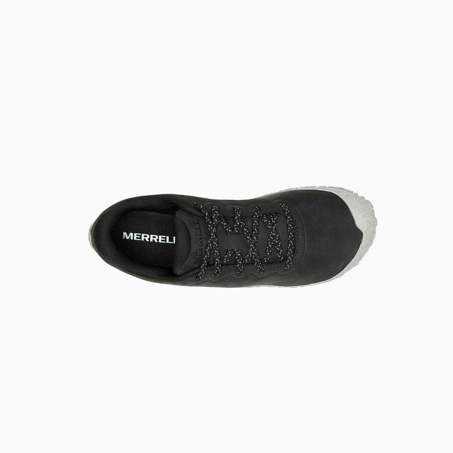 dames vapor glove 6 leren blotevoetschoenen zwart