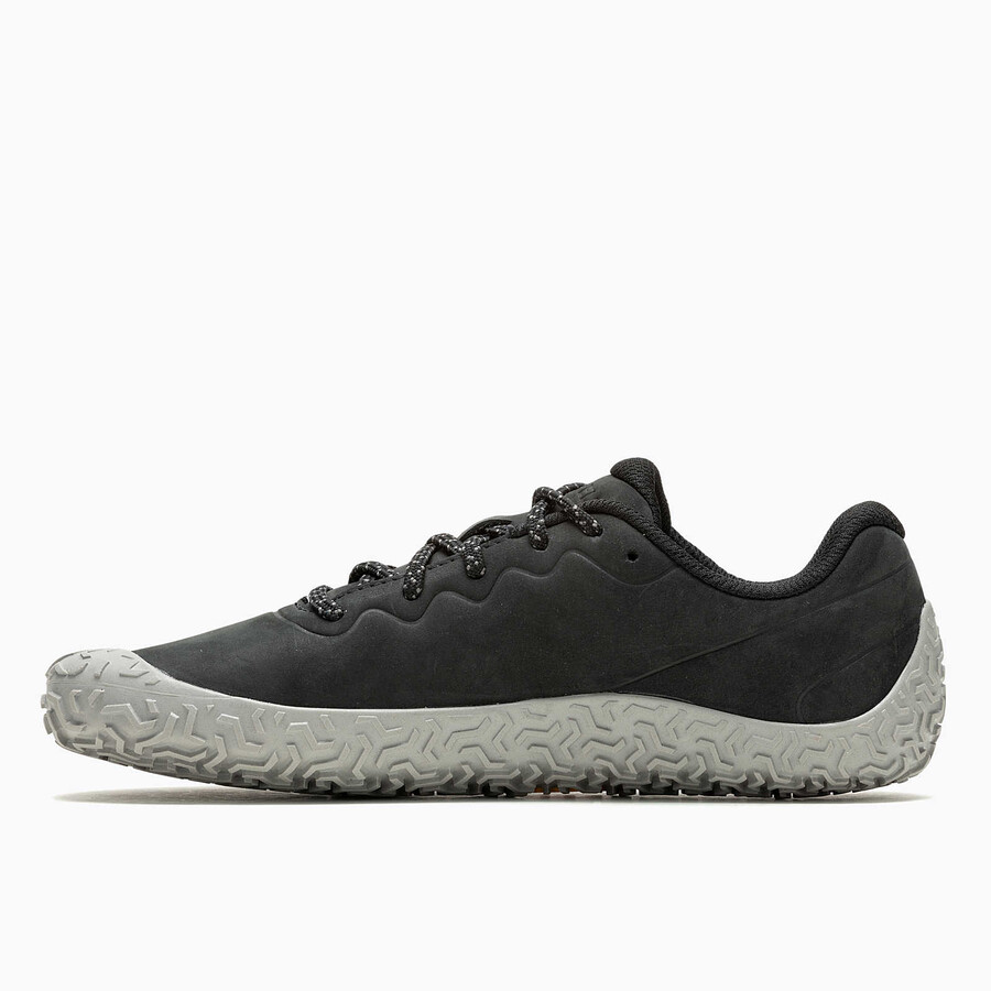 dames vapor glove 6 leren blotevoetschoenen zwart