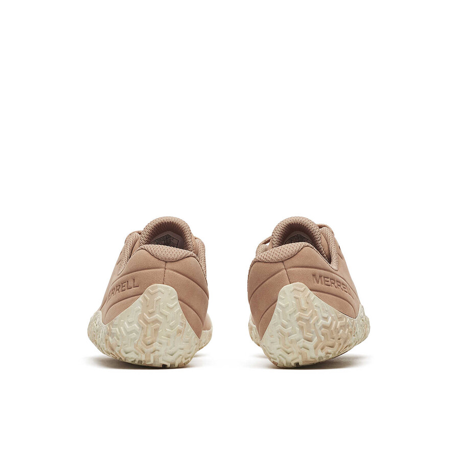 dames vapor glove 6 leren blotevoetschoenen in hazelnootkleur
