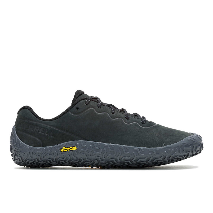 dames vapor glove 6 leren blotevoetschoenen zwartasfalt