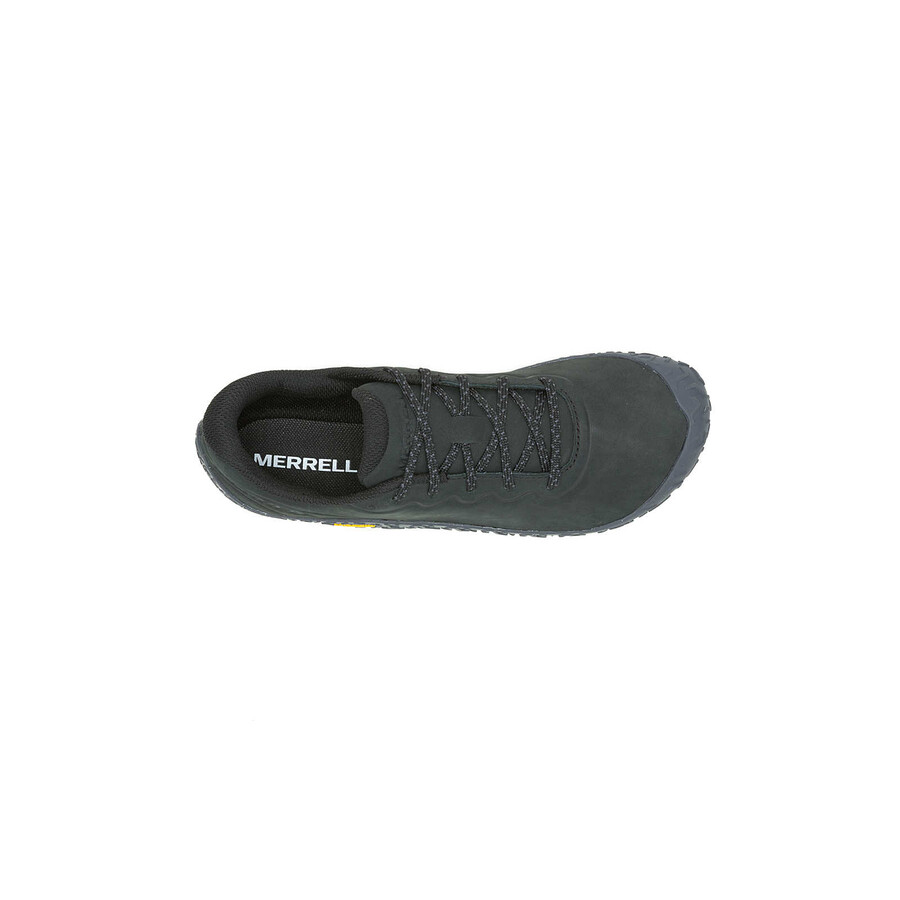 dames vapor glove 6 leren blotevoetschoenen zwartasfalt