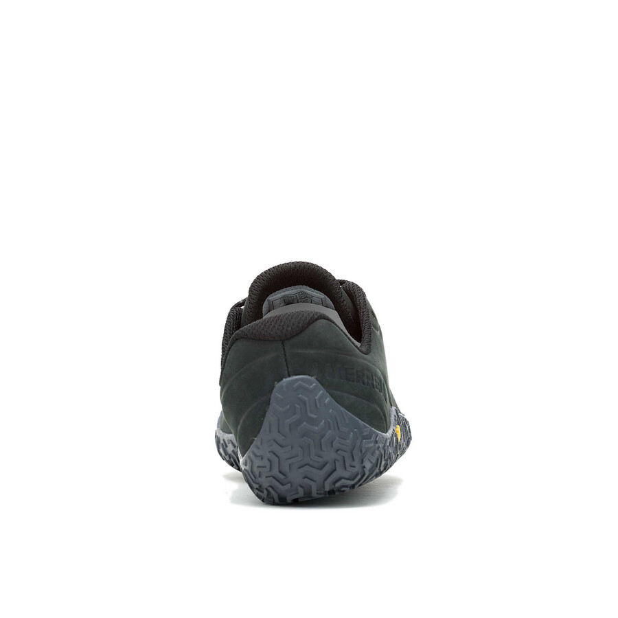 dames vapor glove 6 leren blotevoetschoenen zwartasfalt