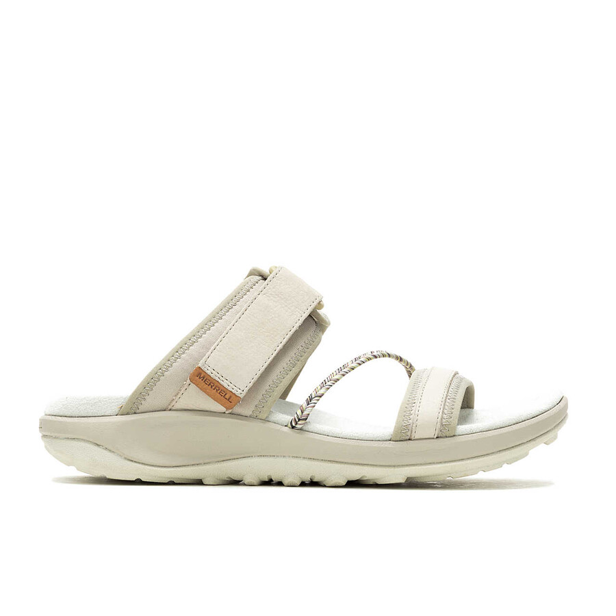 terran 4 slippers voor dames casual sandalen in zilver.