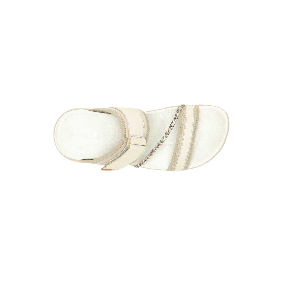 terran 4 slippers voor dames casual sandalen in zilver.
