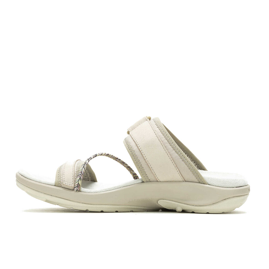 terran 4 slippers voor dames casual sandalen in zilver.