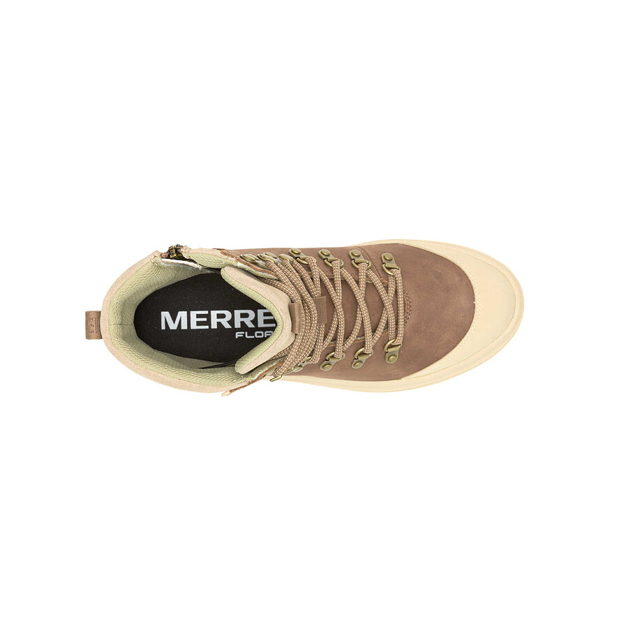 dames - harper lace zip waterdichte laarzen - khaki
