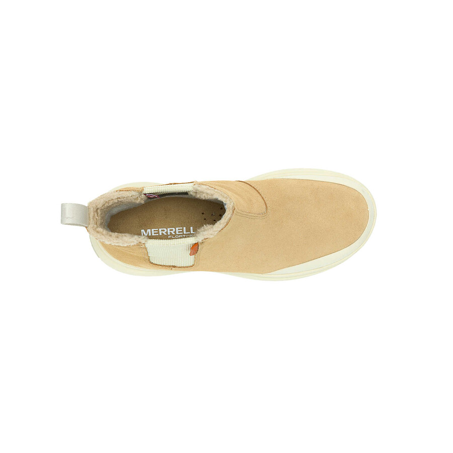 dames - marquette thermo pull on waterdichte instappers - middenbruin