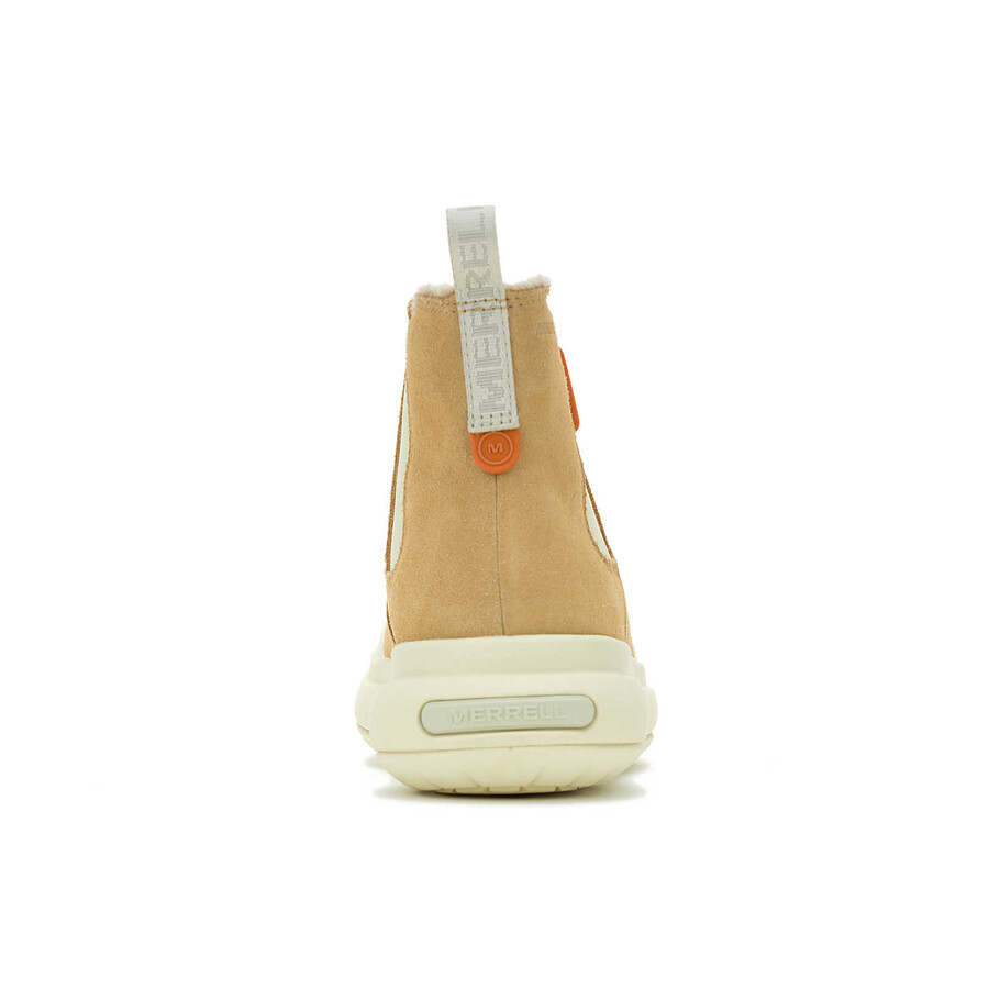 dames - marquette thermo pull on waterdichte instappers - middenbruin