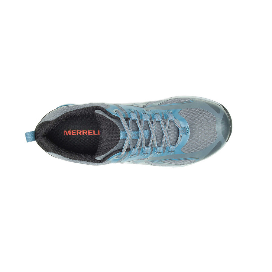 waterdichte wandelschoenen siren edge 3 voor dames in de kleur rockbluestone.