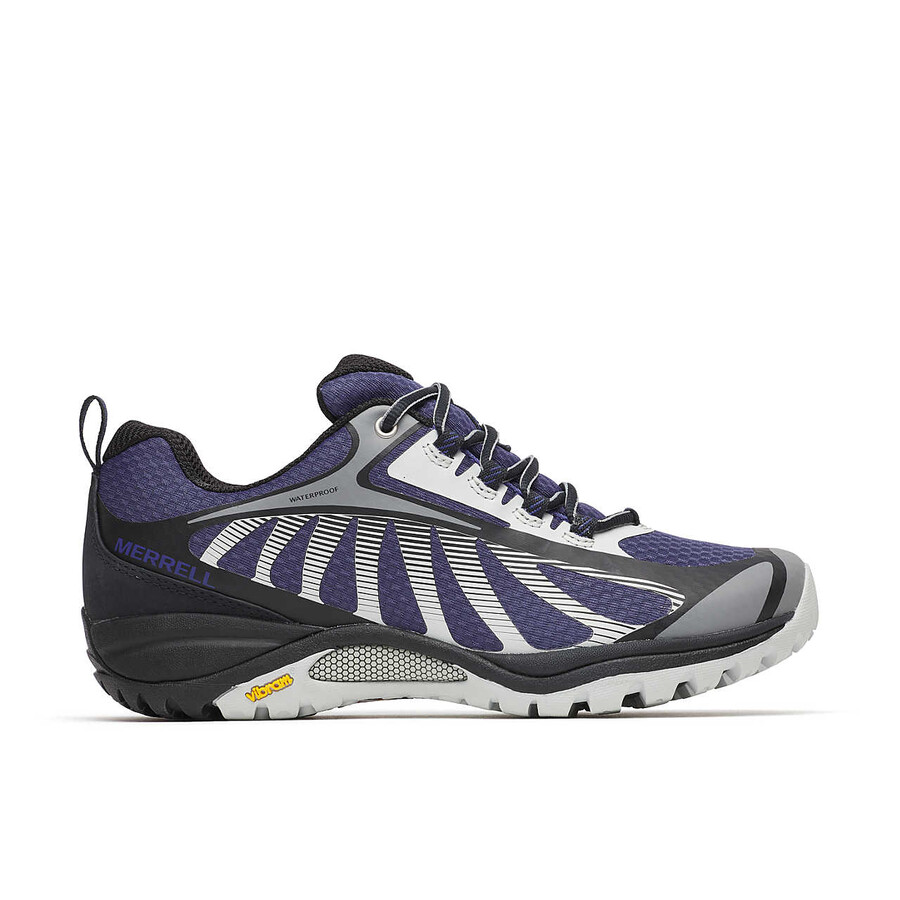 waterdichte wandelschoenen siren edge 3 voor dames zwartschaduw