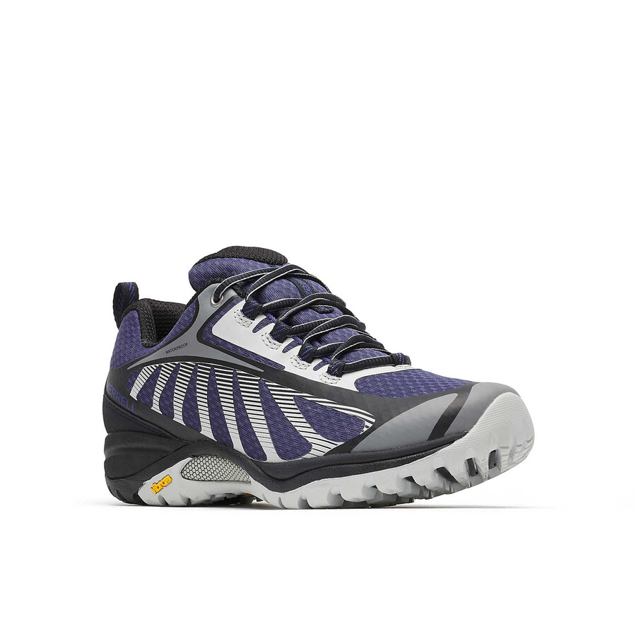 waterdichte wandelschoenen siren edge 3 voor dames zwartschaduw