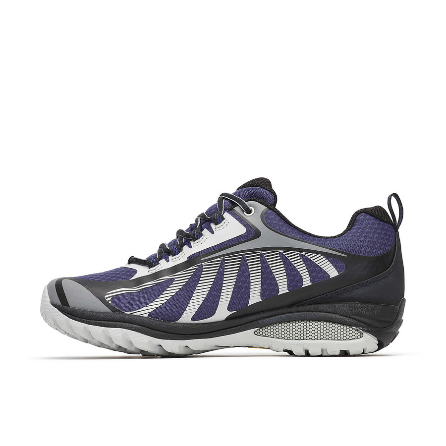 waterdichte wandelschoenen siren edge 3 voor dames zwartschaduw