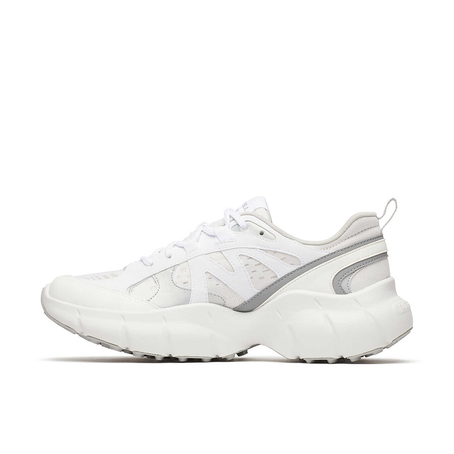 dames - clover tech sneaker - laag wit