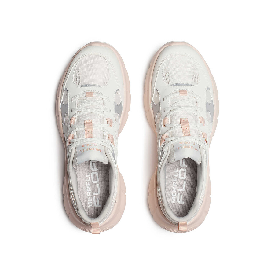 dames - clover tech sneaker - laag roze zout