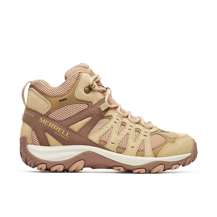 dames - accentor 3 mid waterproof - laarzen tan rose