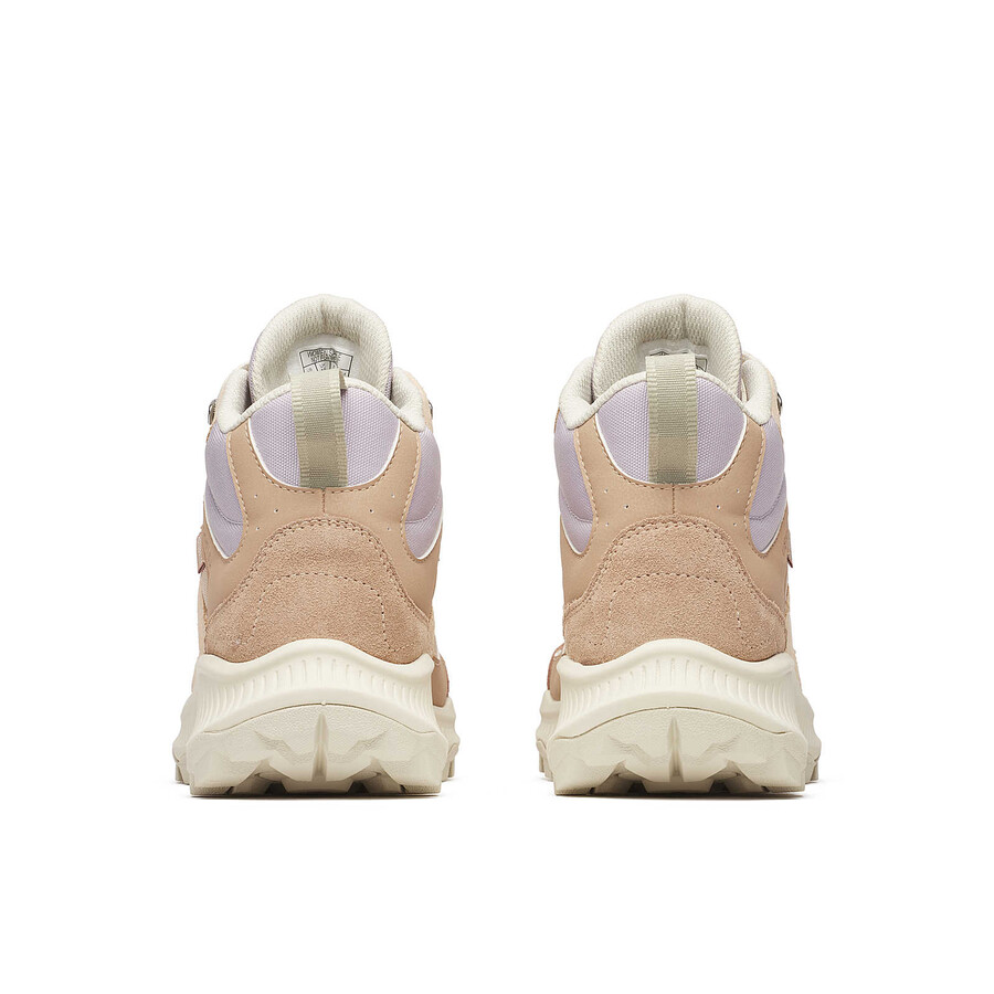 tempo sol mid waterdichte wandelschoenen voor dames in de kleur hazelnoot