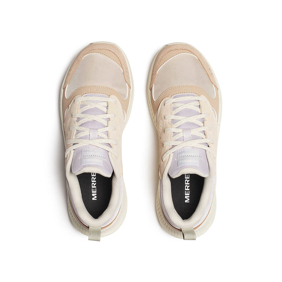 tempo sol wandelschoenen voor dames in de kleur hazelnoot