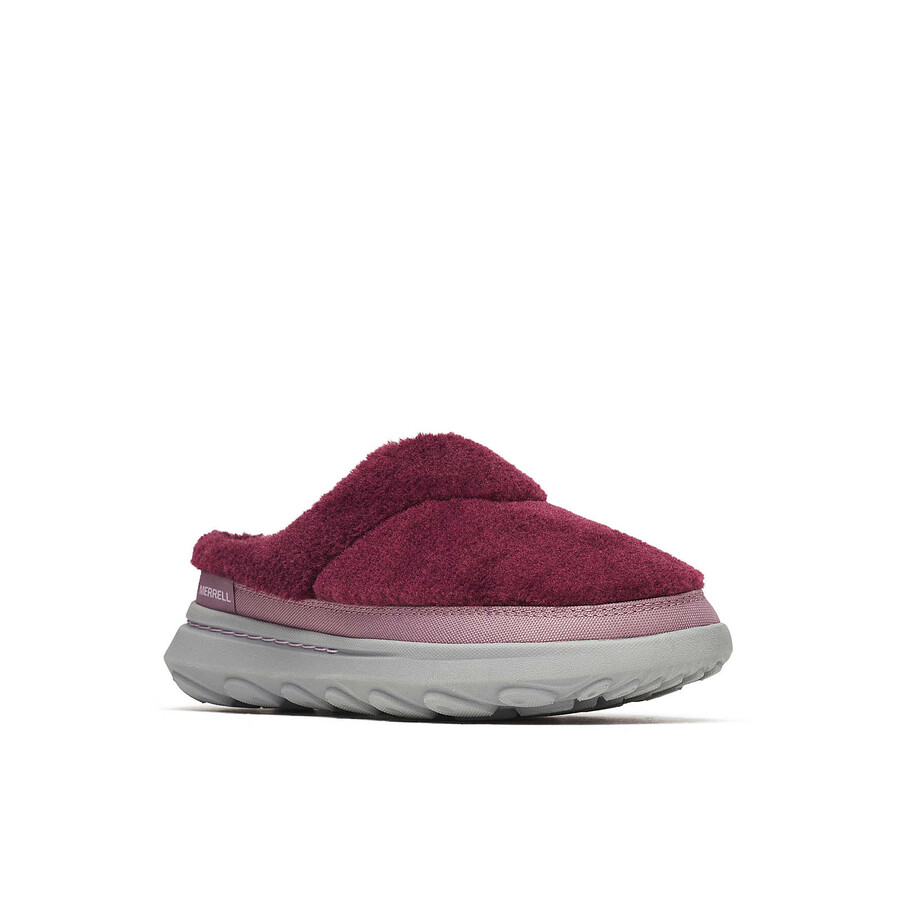 dames hut moc 2 slide cozy casual slip ons donkerkers