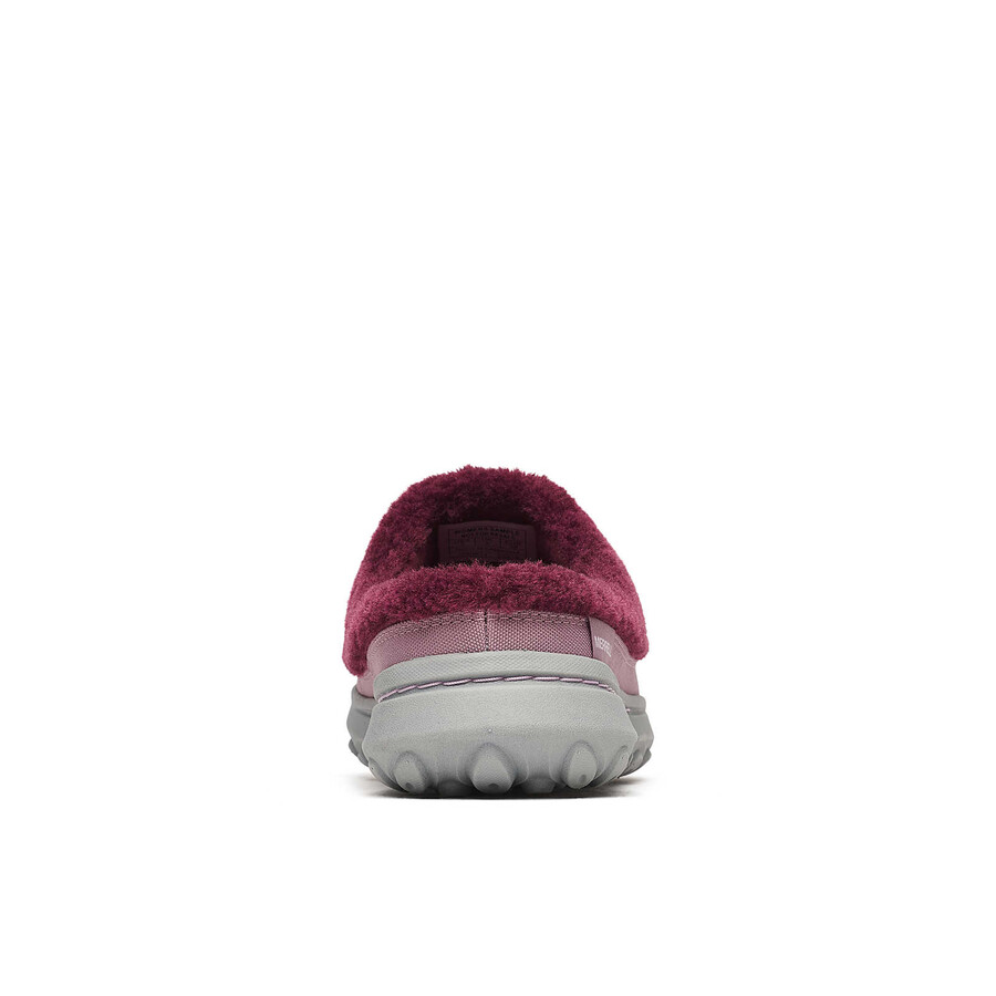 dames hut moc 2 slide cozy casual slip ons donkerkers