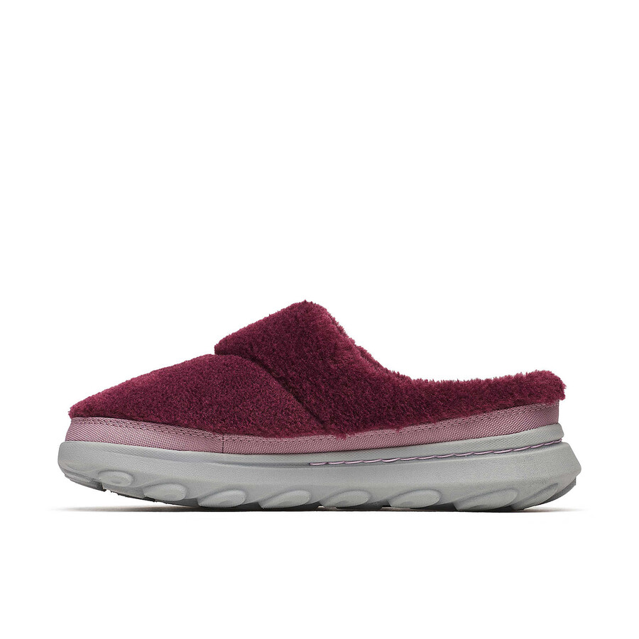 dames hut moc 2 slide cozy casual slip ons donkerkers