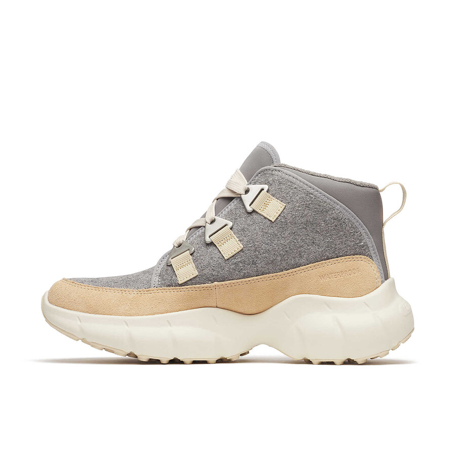 dames clover mid wool waterdichte casual laarzen latte