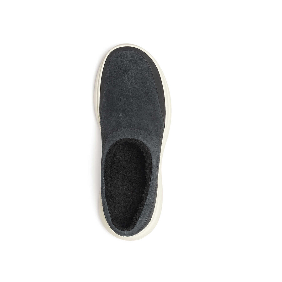 dames marquette thermo mule winter casual slip-ons zwart
