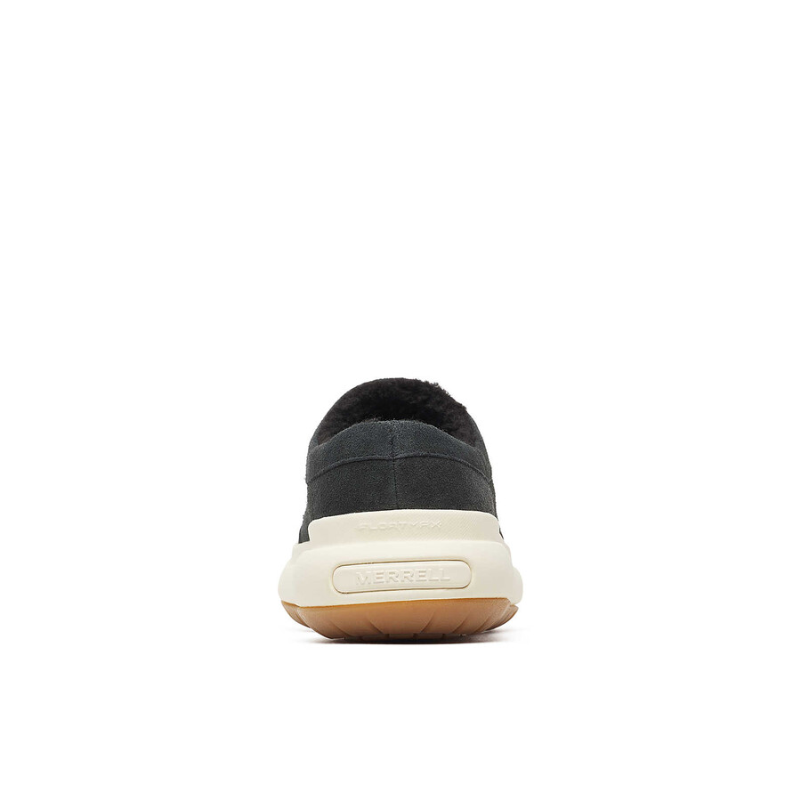 dames marquette thermo mule winter casual slip-ons zwart