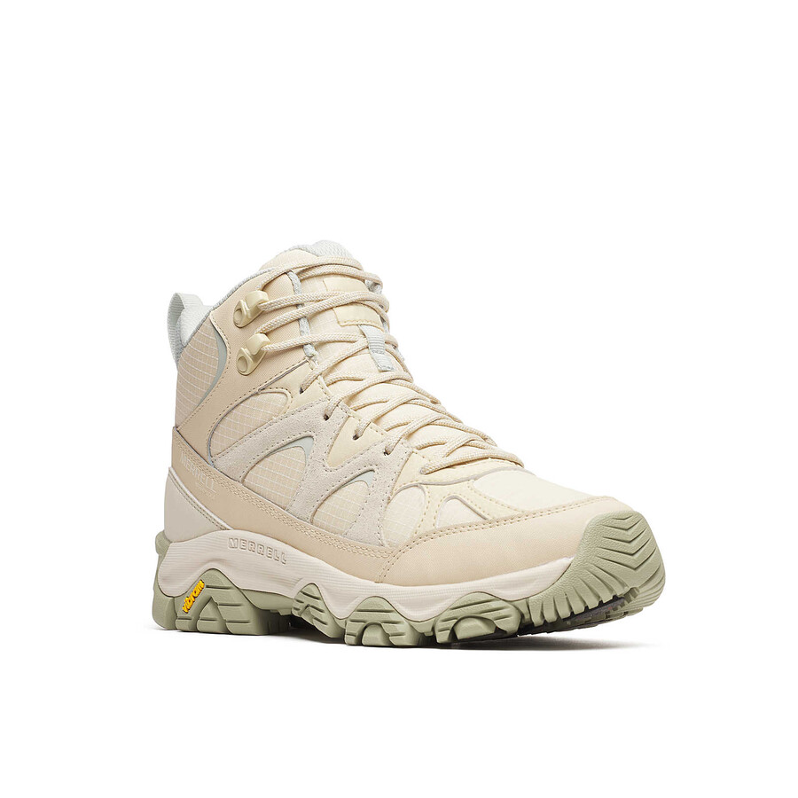 dames thermo snow grip mid waterdichte winterwandelschoenen eggshell