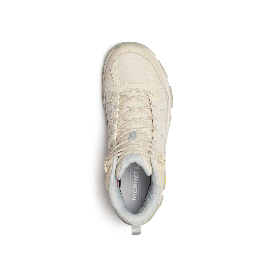 dames thermo snow grip mid waterdichte winterwandelschoenen eggshell