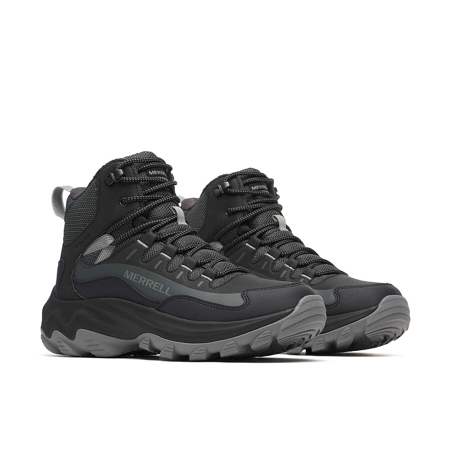 dames thermo chill 2 mid waterdichte winterwandelschoenen zwart