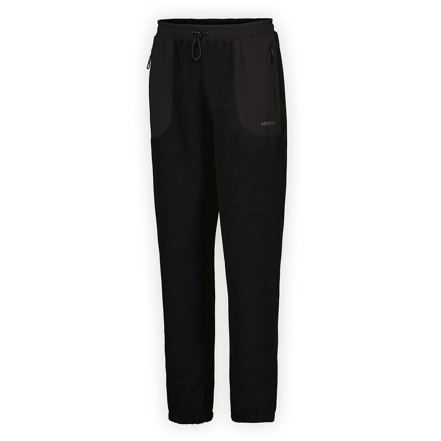 dames - jungle fleece joggingbroek - zwart