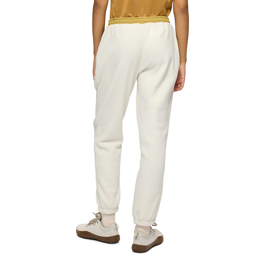 dames - jungle fleece joggingbroek - broek chalkdesert